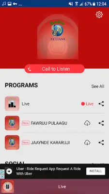 Radio Tetiane android App screenshot 2